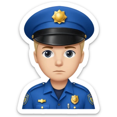 a police officer sticker