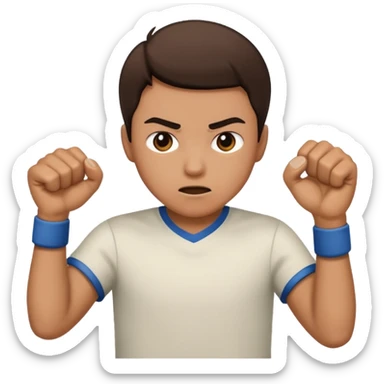 L emoticon deve  tirare uno schiaffo al rovescio  sticker