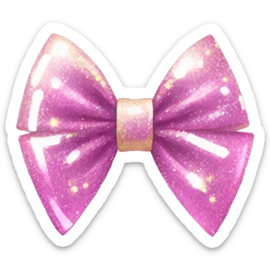Sparkle bow sticker