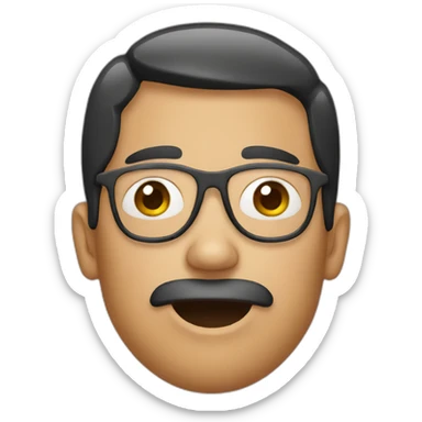 fingers in the nose sticker