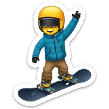 Snowboard sticker