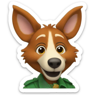 basil brush sticker