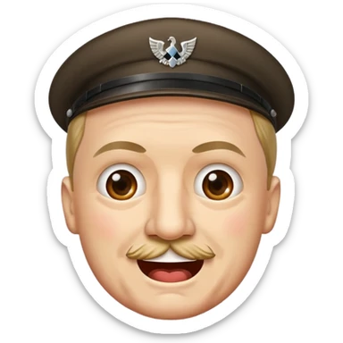 Je veux un emoji représentant Hitler sticker