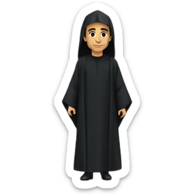 eric zemmour with an abaya sticker