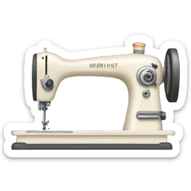 Sewing machineSewing machine sticker