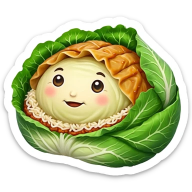 Cabbage roll sticker