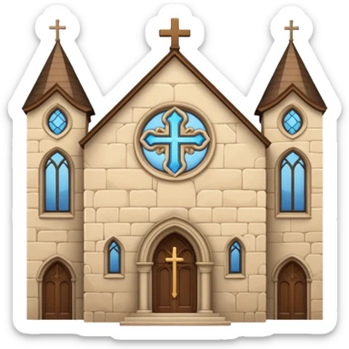 Christian church sticker