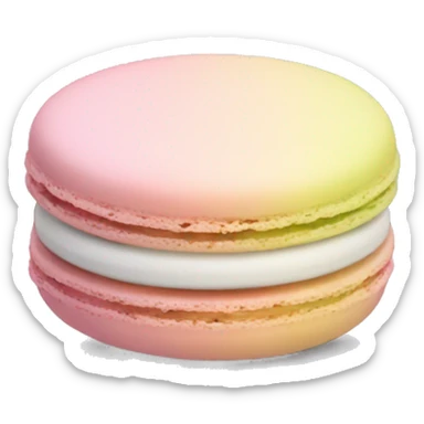 pastel macarons sticker