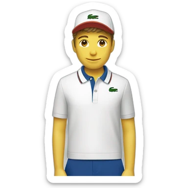 Ensemble lacoste sticker