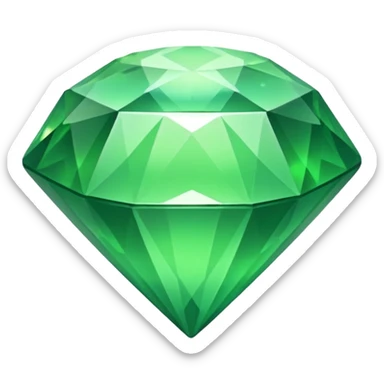 a radioactive diamond emoji sticker