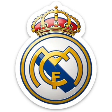 Real madrid logo sticker
