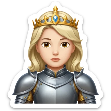 Renaissance princess knight sticker