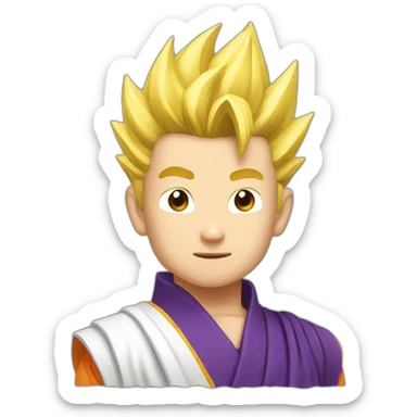 san gohan sticker