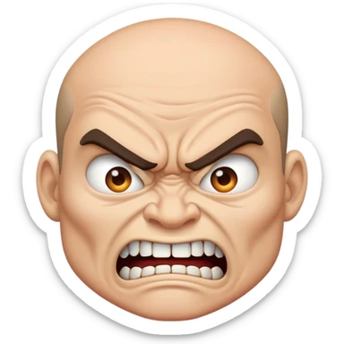 Enraged  sticker