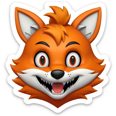 FNAF FOX'ta sticker