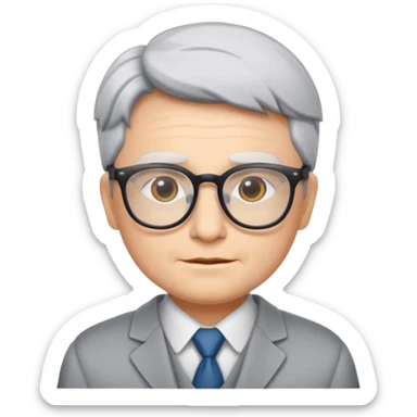 Gojo with glasses and no wrinkles sticker