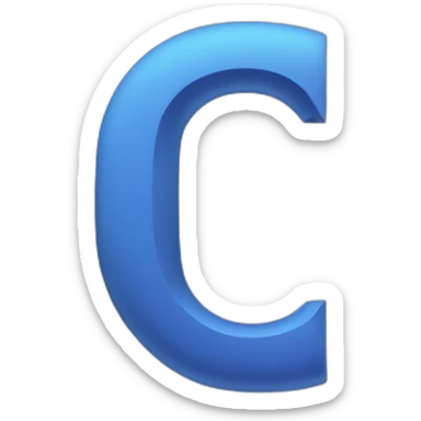 letter c sticker