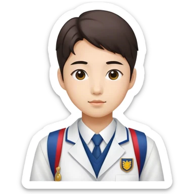 KOREA university student  sticker