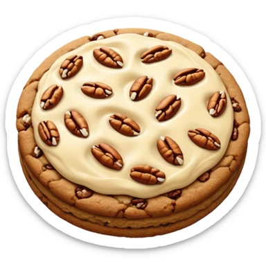 Big cookie with white chocolate chips and pecans sticker