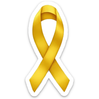 Yellow ribbon sticker