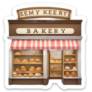 bakery store sticker
