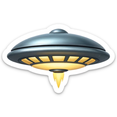 ufo craft sticker