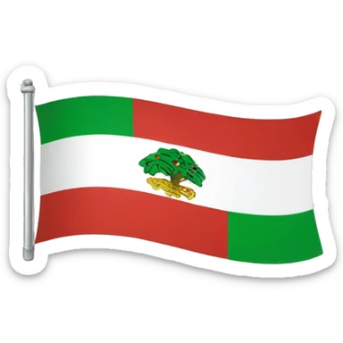 Italy Calabria flag sticker