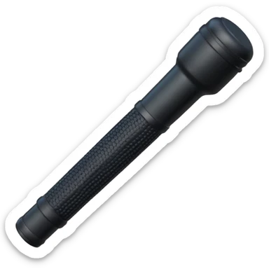 police baton with handles  sticker