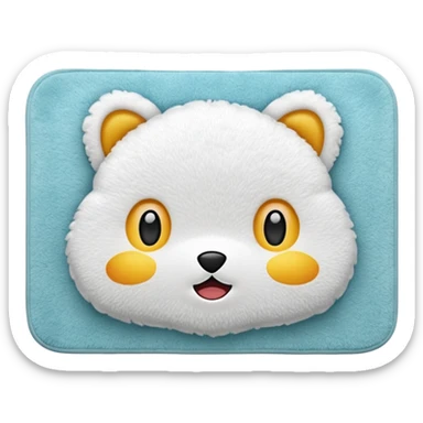 Bath mat plain,no pictures, no emojies  sticker