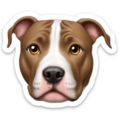 Dog pit pitbull blue eyes sticker