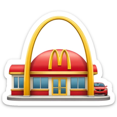 mcdonald's sticker