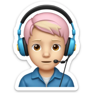 Retro Arcade Kid sticker