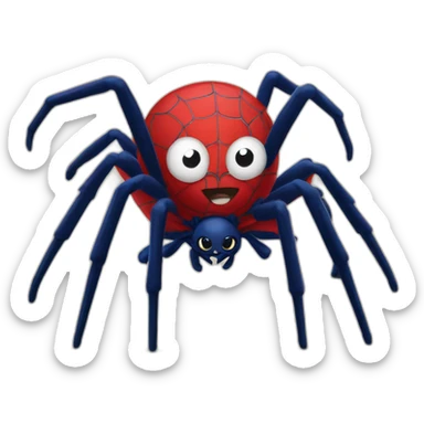 richmond spiders mascot itsty the spider  sticker