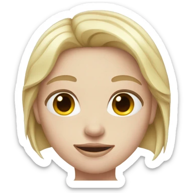 girl muscle back pale skin sticker