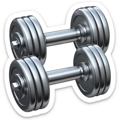 dumbbell fitness emoji sticker