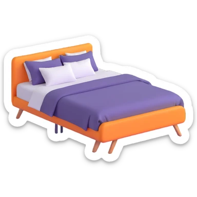 comfortable bed sticker