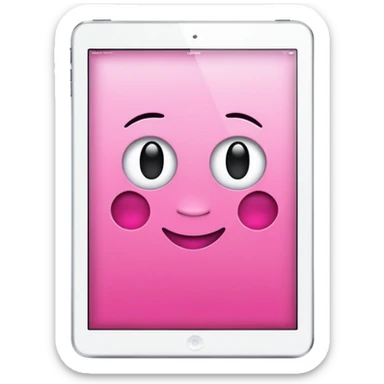 pink ipad  sticker