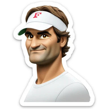 Roger federer sticker