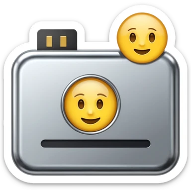 RFID signal sensor iphone style emoji sticker