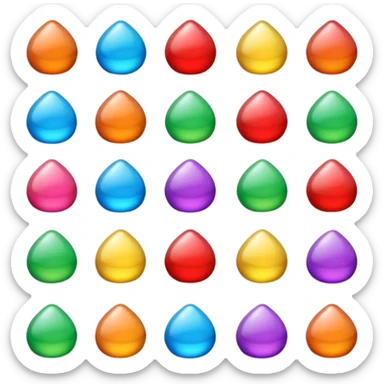 gum drop adel emji sticker