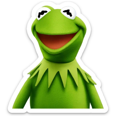 Kermit the frog  sticker