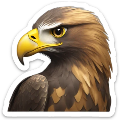 golden eagle griddy sticker