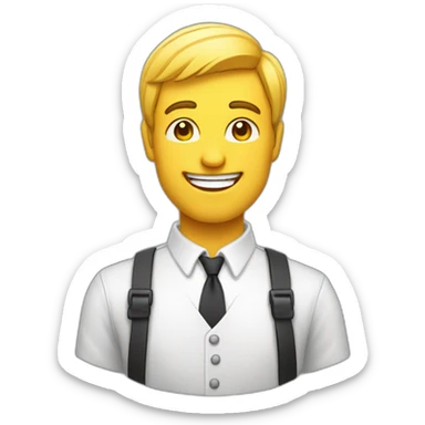 Homme Heureux sticker