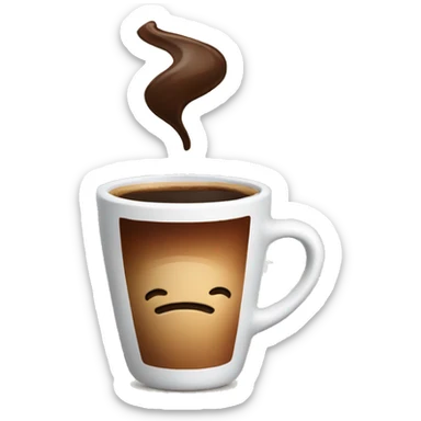 cup of coffee sticker