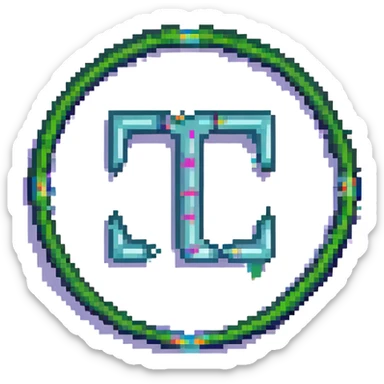 π (pi) math symbol sticker