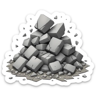 Fallen buildings  sticker