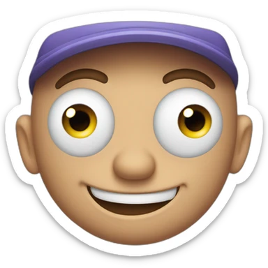 pixar cars with three eyes sticker