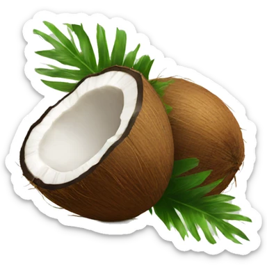 Coconut  sticker