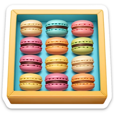 a box of macaron



















 sticker
