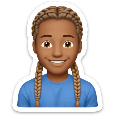 braids ios emoji male sticker
